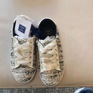 NEW! Janie and Jack black and white sneakers